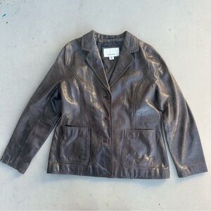 Wilsons Leather Dark Brown Jacket